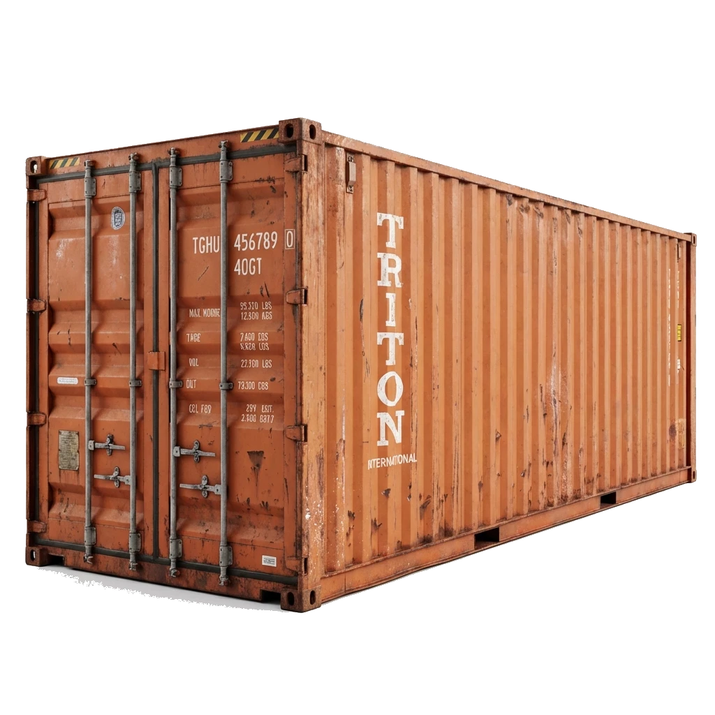 Industrial shipping container